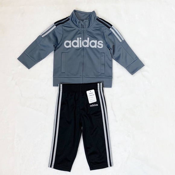 NWT Adidas Tricot Jacket + Pants Matching Set 12mo - Picture 4 of 8